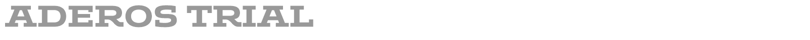 Aderos font preview